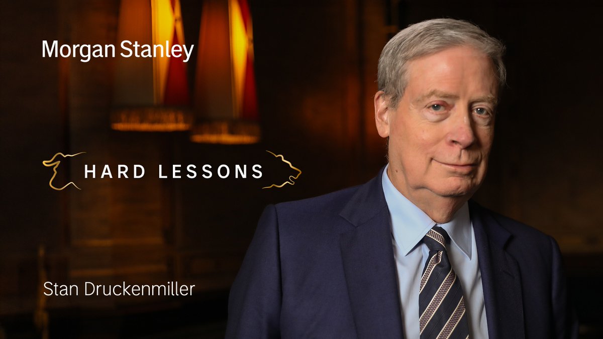 Watch Hard Lessons, as legendary investor Stan Druckenmiller sits down with Morgan Stanley’s Iliana Bouzali, sharing how he would construct a portfolio if he had to start over today, why contrarianism is overrated, and which stock he regrets selling too early.