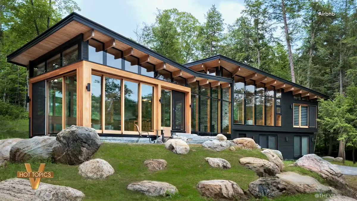'HEATED RIVALRY' COTTAGE LISTED ON AIRBNB: 'The View' co-hosts and Sara Eisen react to the cottage where the two lead characters had a steamy getaway now being available to rent on Airbnb.