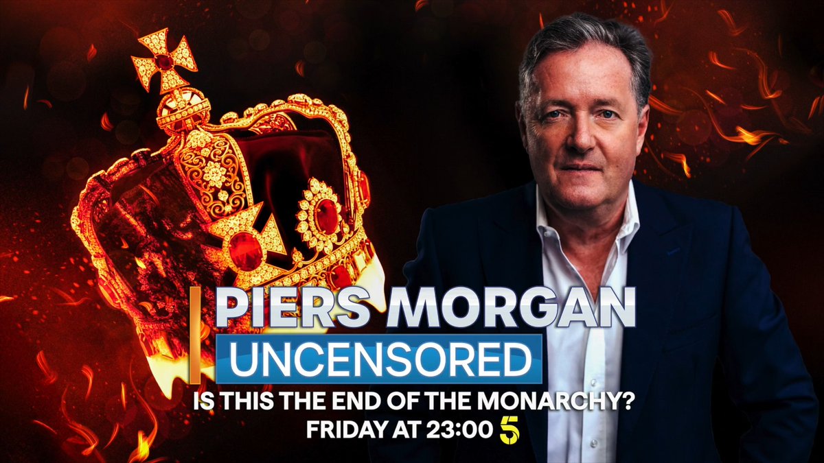 Is it the end of the monarchy as we know it? Watch Piers Morgan delve into the Royal Family's existential crisis on Channel 5 at 11pm. 📺 Piers Morgan | Channel 5