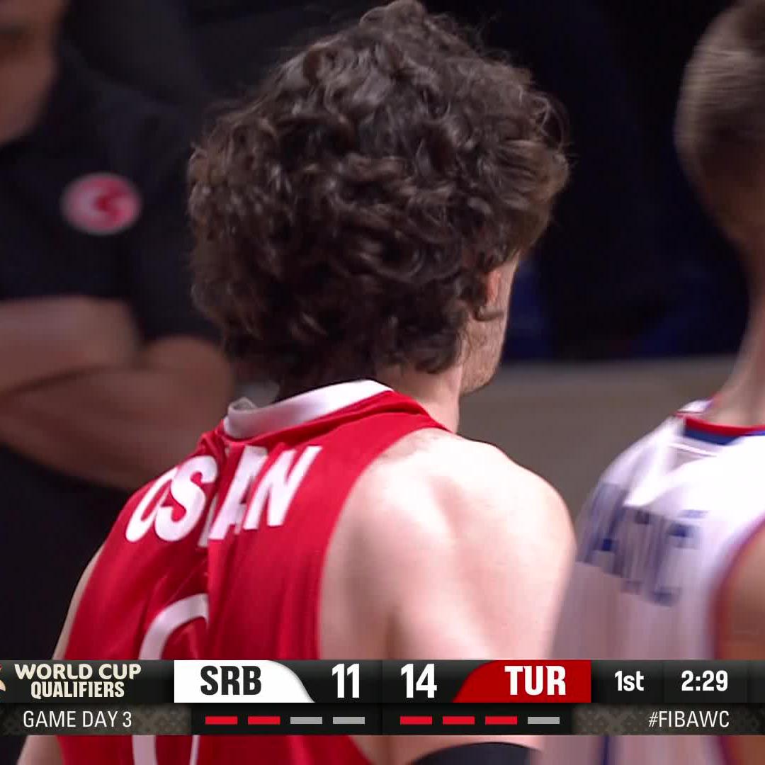 You already know the force runs through him 😮‍💨 #FIBAWC | #StepItUpTürkiye