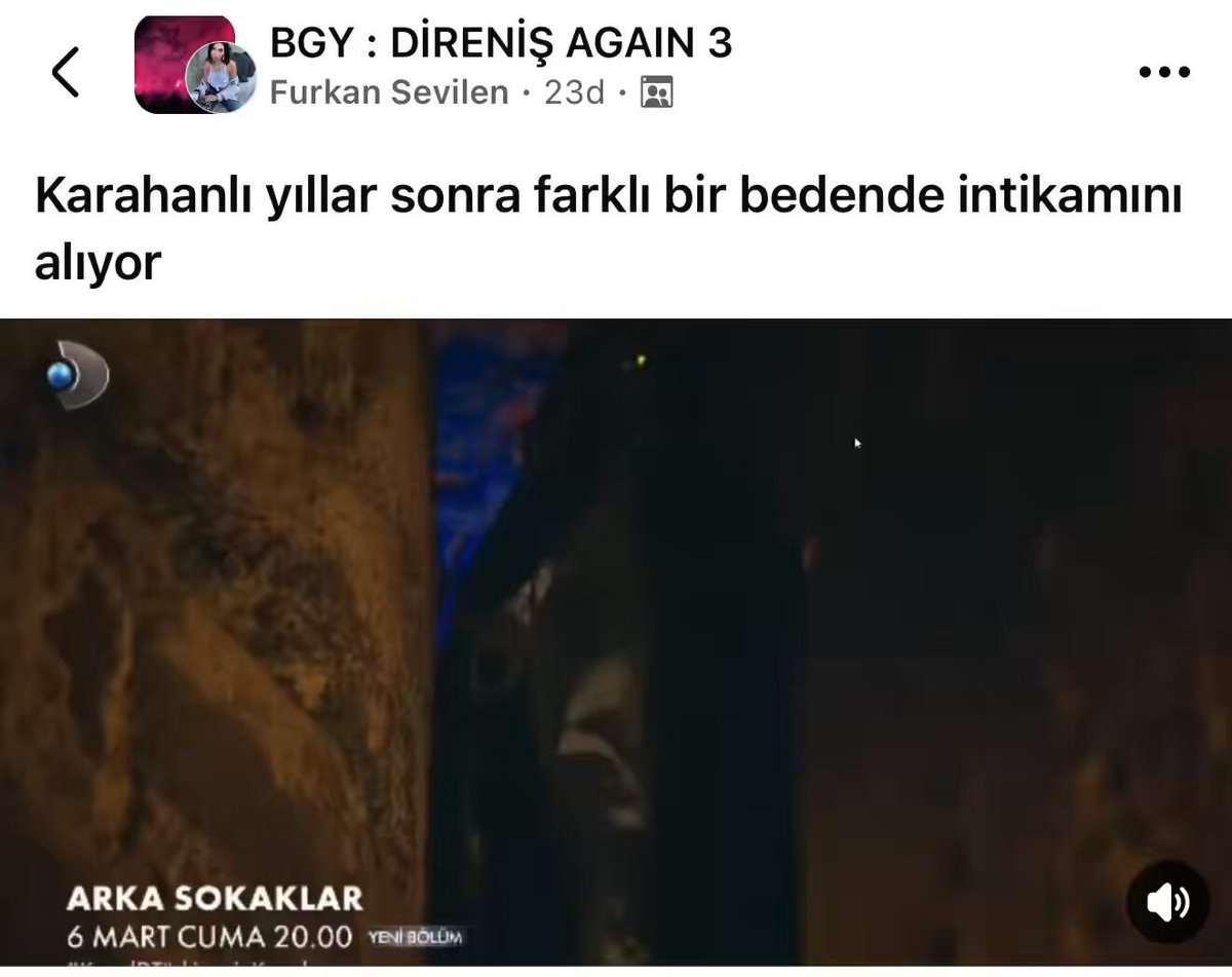 Derin gs videosu değil mi bu, üstüne bir de intikamını almış