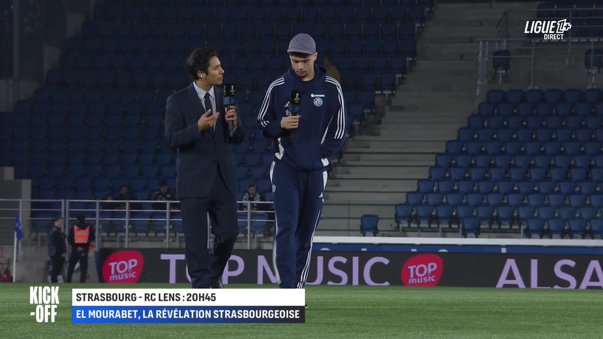 🎙️ Samir El Mourabet : "Je prends beaucoup de plaisir dans cette équipe." 😍 La révélation strasbourgeoise s'est confiée à Swann Borsellino ! #RCSARCL