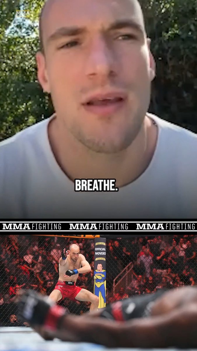 Uros Medic put off sinus surgery to take agaisnt Geoff Neal at #UFCHouston: " This is what I’m going to be remembered for and I have to make this work. F*ck the fact that I cannot breathe." (🎥 Damon Martin)
