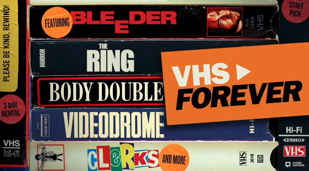 VHS Forever 📼 ❤️ 📹 Coming to Criterion Channel March 1! This ode to analog traces the ripple effect that VHS had on the wider pop-culture landscape and imagination. Together they comprise a panoramic meta-history of the distinctively grainy, static-flecked medium that forever altered our relationship to the moving image.