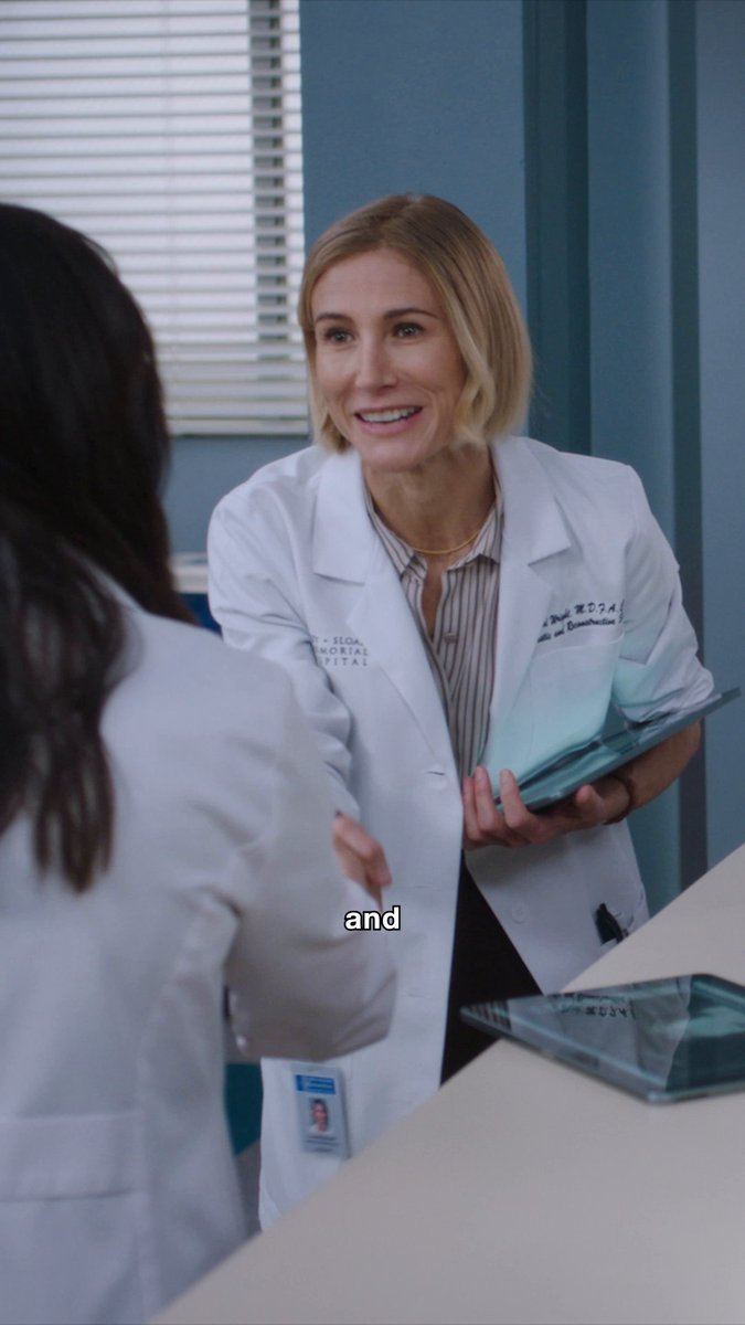 Have you met Dr. Toni Wright? 😏 Welcome to Grey Sloan, @thejenlandon!