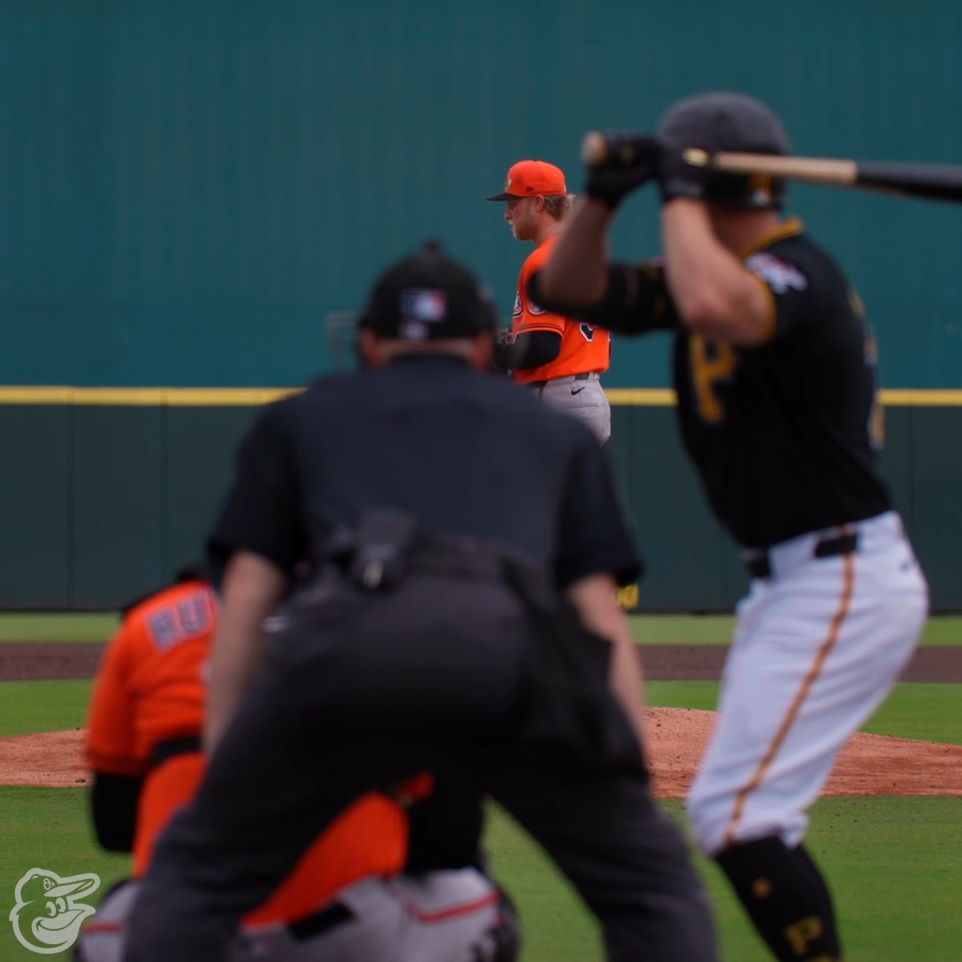 Nasty stuff from Shane Baz in his Orioles #SpringTraining debut: 2.1 IP | 0 H | 0 ER | 4 K | 8 Whiffs 💨