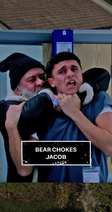 Bear really isn't well... Jacob was only trying to help! 😣 #Emmerdale