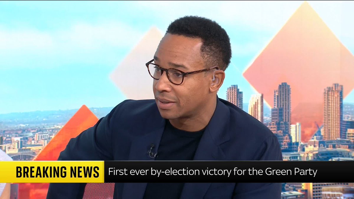 After being challenged by Kamali Melbourne on Reform candidate for Gorton and Denton Matt Goodwin and his views on Britishness and race, party chairman David Bull says he "disowns" the "interesting" comments. 🔗 📺 Sky 501 and YouTube