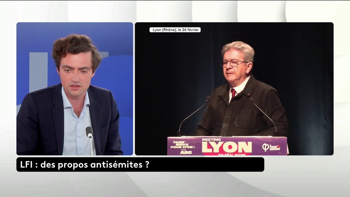 🔴 Antisémitisme : "La dérive antisémite de Jean-Luc Mélenchon ne date ni d’hier, ni du 7 octobre, elle est ancienne (…) depuis deux ans, il parle la langue du nouvel antisémitisme" affirme Nathan Devers. #LePourEtLeContre #canal16