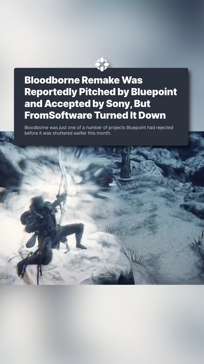 Bluepoint Games, known for the Shadow of the Colossus and Demon's Souls remakes, was shut down just last week.