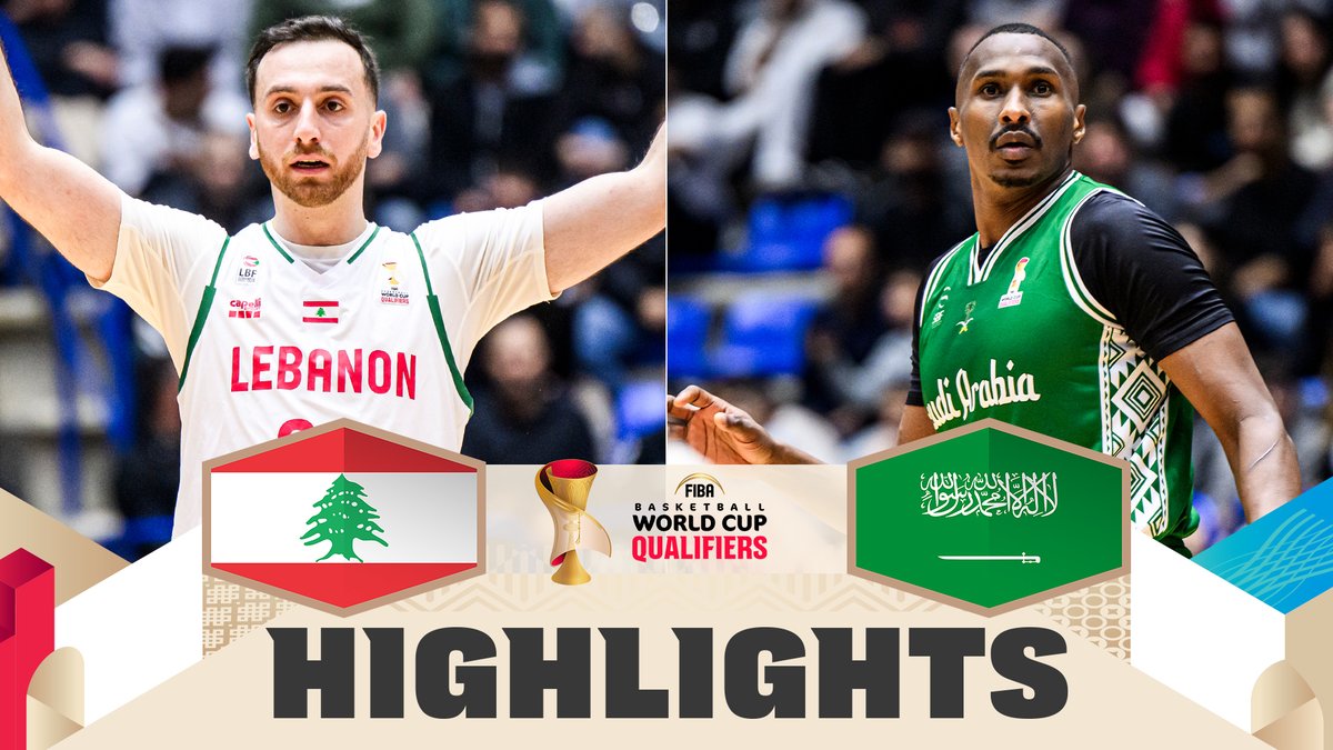 Lebanon dominate Saudi Arabia at home to improve to 2-1 in the Asian Qualifiers and roll to a hot start in Window 2 🇱🇧 #FIBAWC x #StepItUp