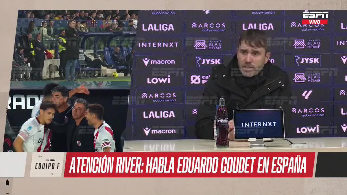 👀A “Chacho” Coudet le preguntaron si es que hubo un contacto con River y así respondió