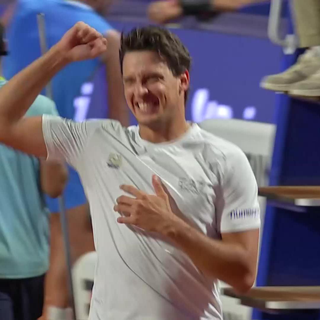 2nd seed into 2nd semi-final of 2026 ✌️ Darderi prevails in the Italian duel, defeating Pellegrini 6-3 3-6 6-2! #ChileOpen Luciano Darderi