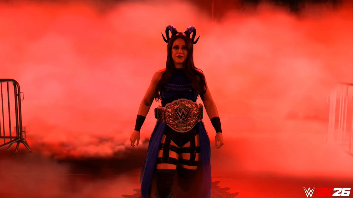 Beauty in the shadows. Intensity in the details. #FirstLook #WWE2K26
