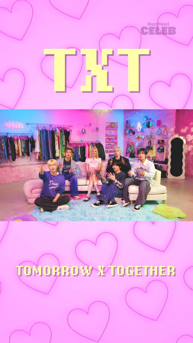 TXT visited Lindsay’s closet and things got wild - take a guess if they were Angels or Devils! Watch the video on BuzzFeed Celeb YouTube at 5pm PT/8pm ET here: #TXT #Kpop #Fashion #tomorrow_x_together #MOA TXT OFFICIAL