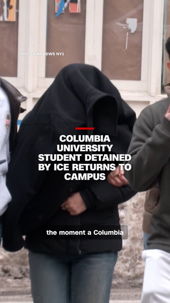 Ellie Aghayeva, a Columbia University student from Azerbaijan, was taken into custody and later released by DHS. Columbia's acting president has accused DHS agents of using false pretenses to enter her residence. Read more: