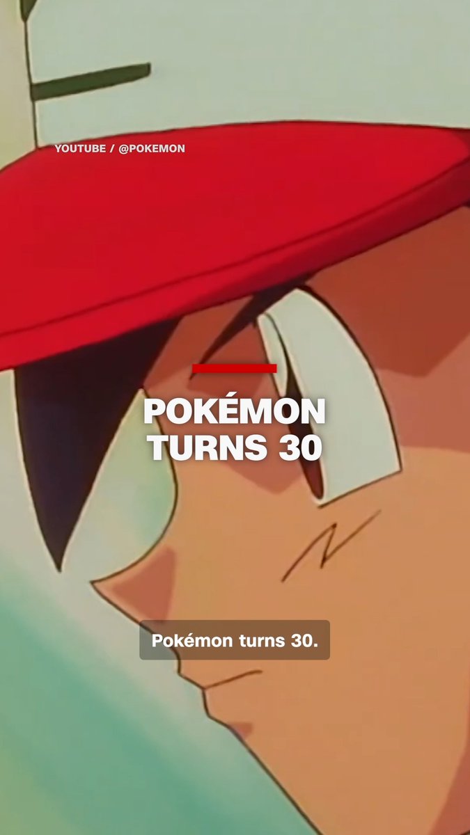 Inspired by a Japanese video game designer's childhood love of bug collecting, Pokémon launched in 1996 and reportedly became the highest-grossing media franchise in the world. Today, it turns 30 years old. Read more: