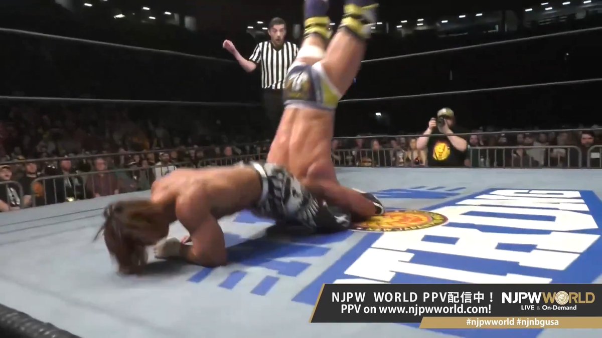 .石森太二 "Inverted Frankensteiner → Inverted Bloody Sunday" PPV⏩ #NJPW #njpwworld #njnbgusa