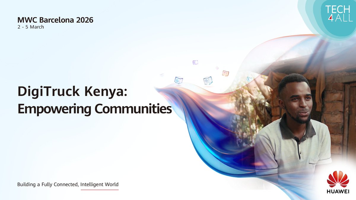 In Kenya, DigiTruck brings hands-on digital skills training to underserved communities, bringing employment and entrepreneurship opportunities. By removing barriers to access, TECH4ALL expands opportunity for all. Stay tuned for more TECH4ALL initiatives at MWC 2026!