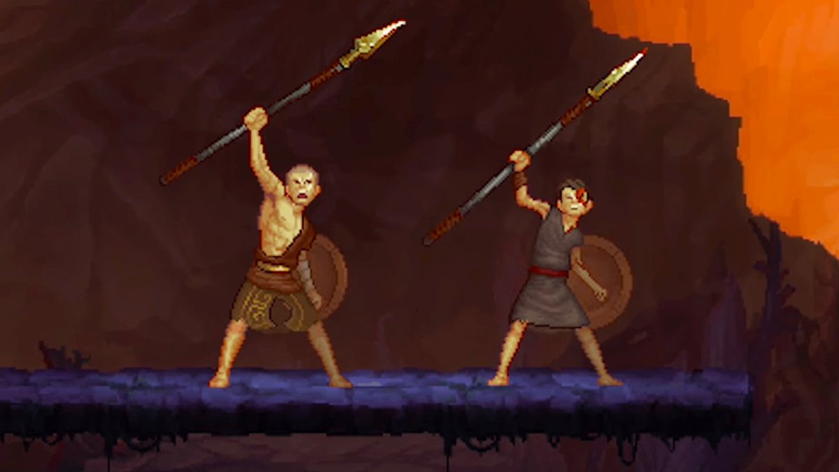 Check out God of War: Sons of Sparta's co-op mode, "The Pit," a roguelike challenge mode that sends waves of enemies your way. Available now for PlayStation 5.