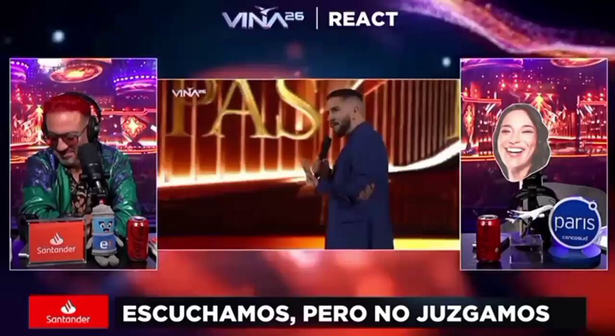 Kast fue pifiado en la Quinta Vergara 😆👏🏻. #Viña2026 #FestivalDeViña2026.