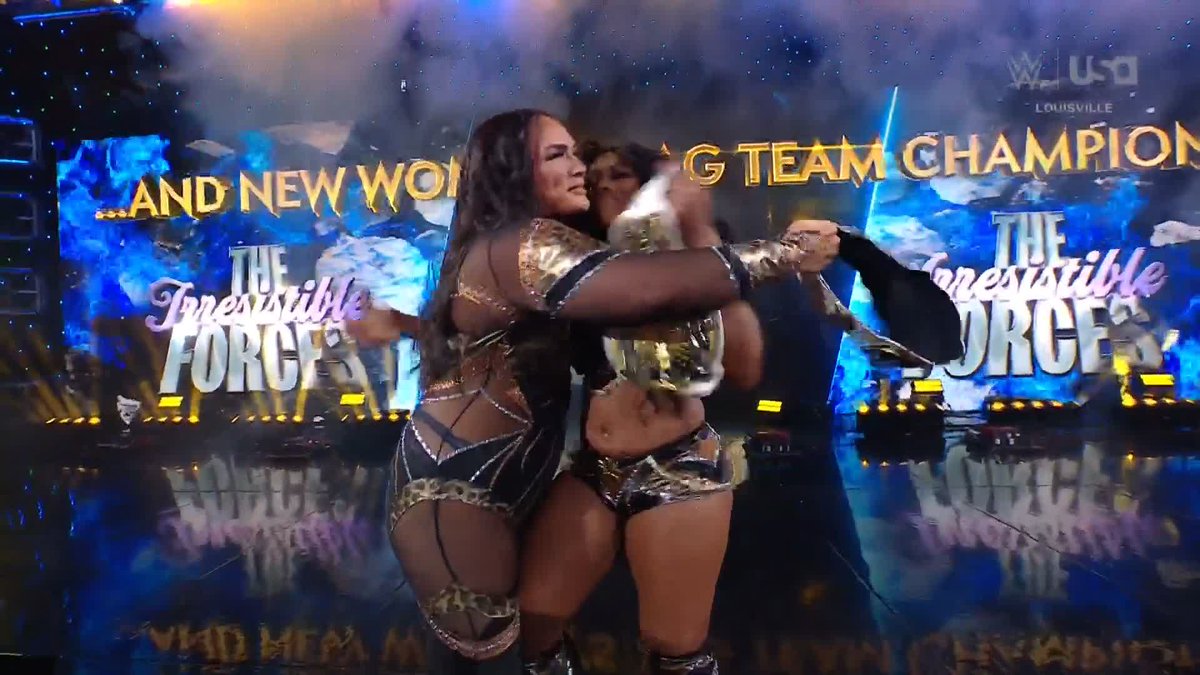 NEW CHAMPS!!! Lash Legend and Nia Jax just beat RHIYO! 😱 Lina Fanene
