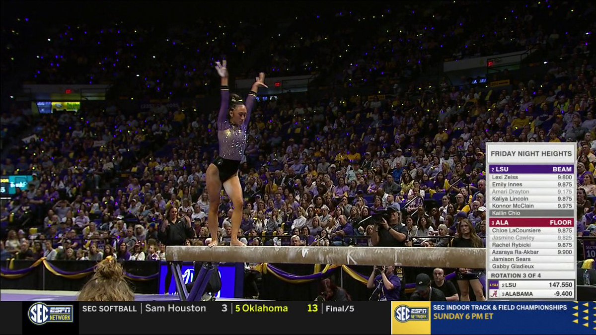 THE BEAM QUEEN 👑 Kailin Chio STICKS her sixth career Perfect 10, 3rd on beam‼️