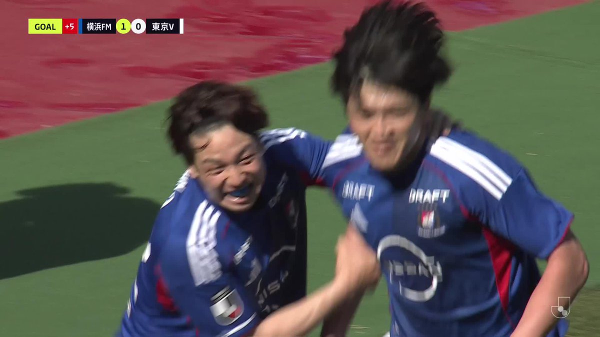 折り返しに上手く合わせた谷村海那💫 🎦 ゴール動画 🏆 明治安田Ｊ１百年構想リーグ 地域リーグラウンド 第4節 🆚 横浜FMvs東京Ｖ 🔢 1-0 ⌚️ 45+4分 ⚽️ 谷村 海那（横浜FM） #Ｊリーグ