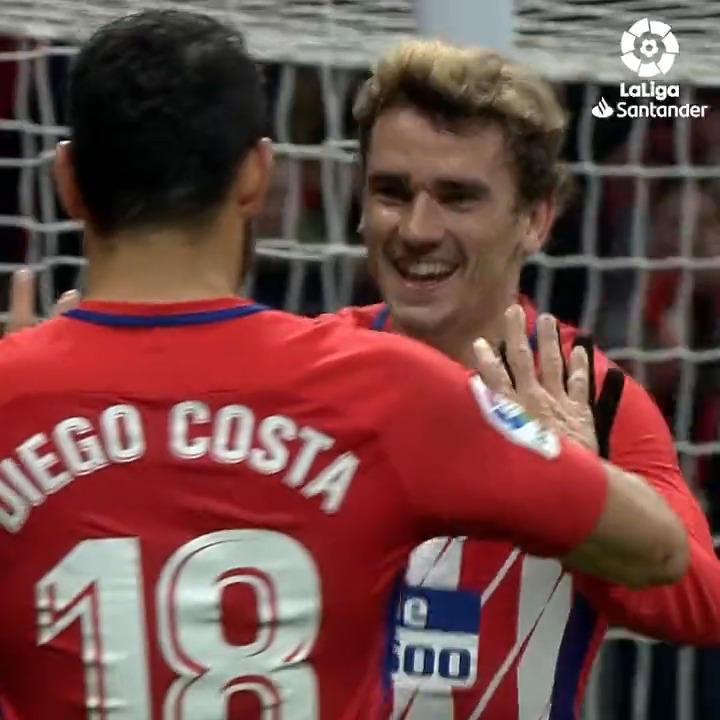 🇫🇷🪄 8 years ago today: Griezmann scored four goals vs Leganes! Left foot finish, free-kick and header. Quality. 👏