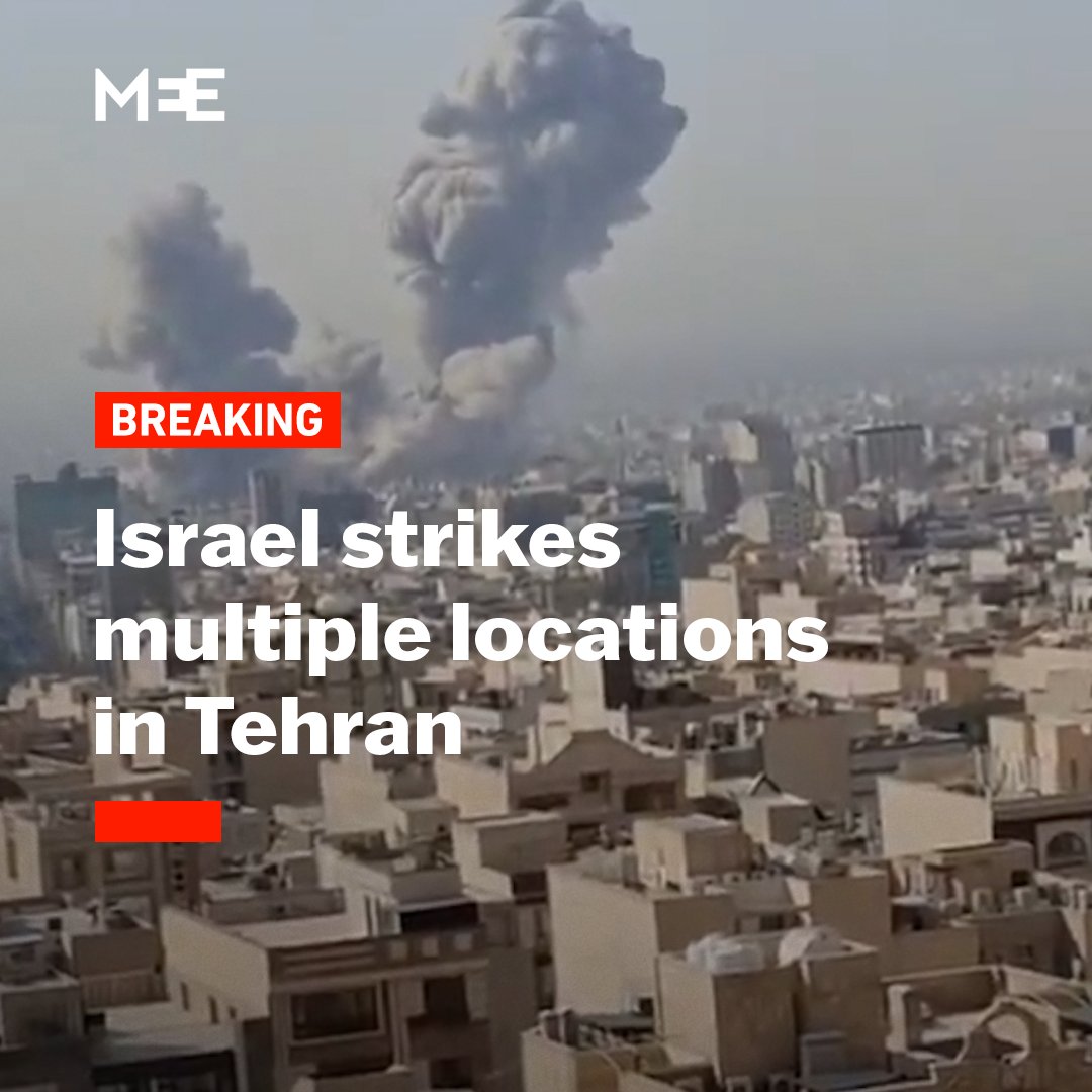 Israel launched an attack on Iran, targeting multiple locations in Tehran on Saturday. Local sources reported loud explosions in multiple locations across Tehran, accompanied by columns of smoke rising into the sky