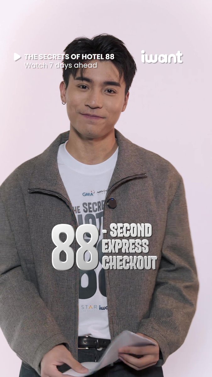 Break muna sa mga challenge sa Hotel 88! 😅 Eto kayang challenge namin mapasa ni Gio? Here's 88 SECONDS WITH brent manalo! ⏳ Abangan lagi ng latest episodes ng #TheSecretsofHotel88, 7 DAYS AHEAD OF FREE TV sa iWant! Subscribe now. STAR CREATIVES