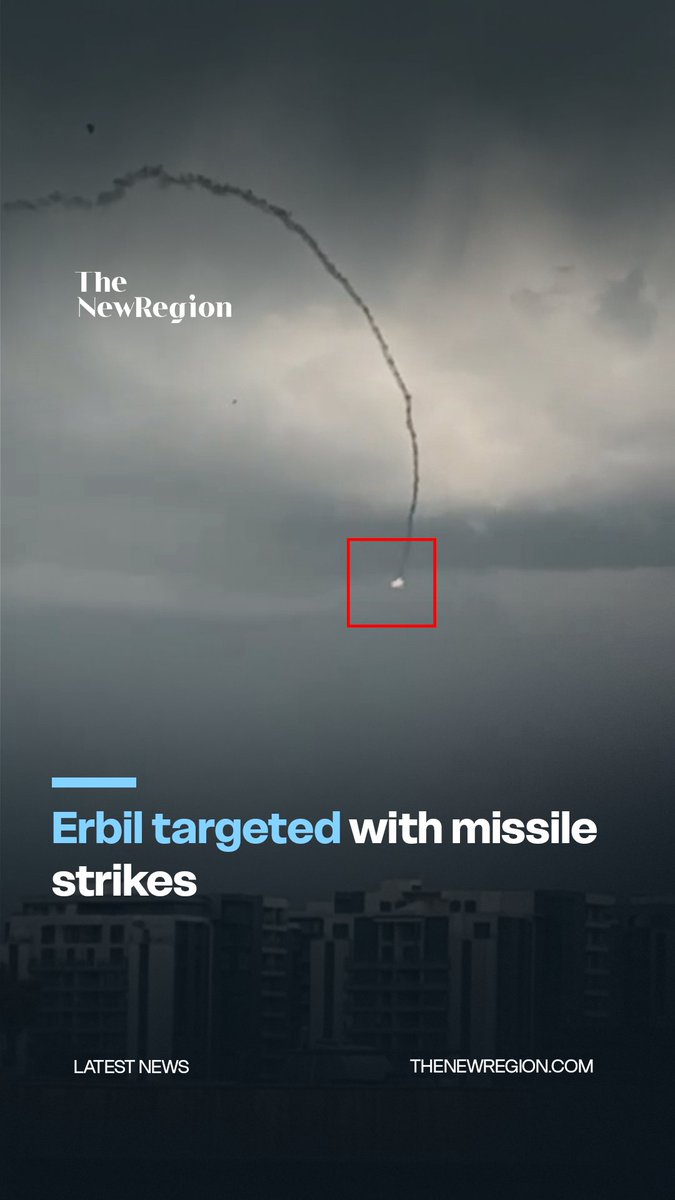Erbil was targeted by Iranian missile strikes on Saturday morning following a large-scale US-Israeli attack on Iran, with air defense systems being seen intercepting explosive projectiles