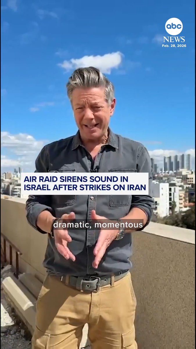 The Israel Defense Forces said air raid sirens were turned on across Israel proactively to alert the public to the possibility of missiles being launched toward the country from Iran. ABC News' Ian Pannell reports from Tel Aviv. Follow live updates: