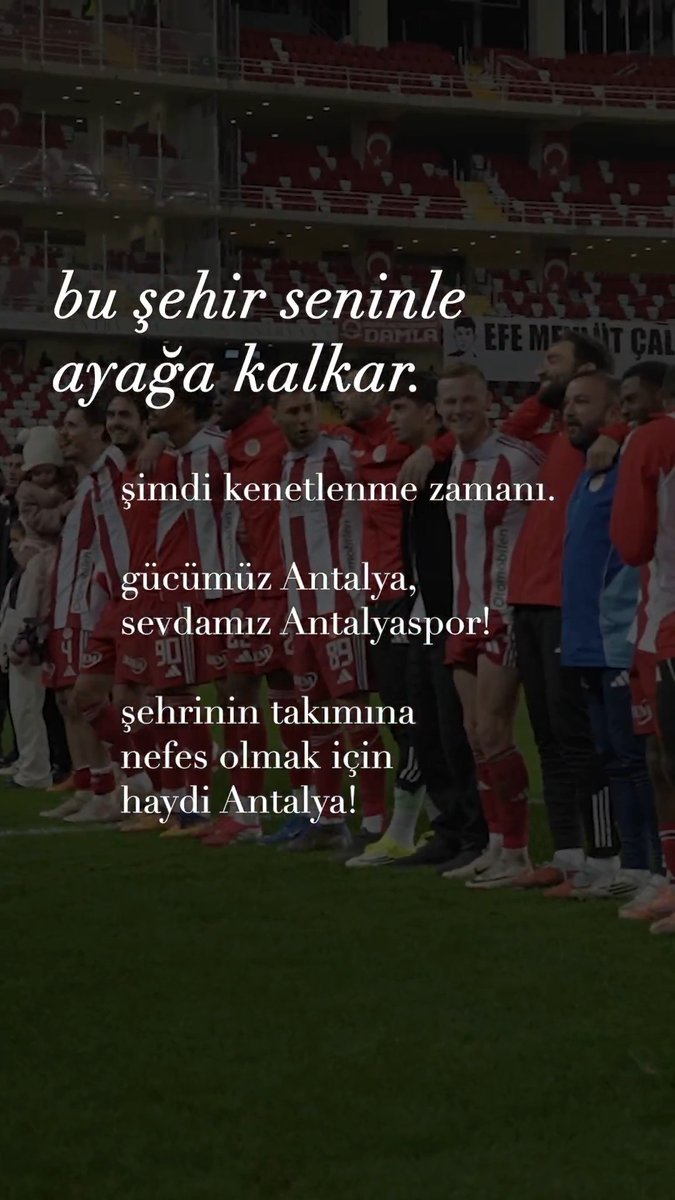 🔴⚪ BU ŞEHİR SENİNLE AYAĞA KALKAR 🤜🏻🤛🏻 Şehrinin takımına nefes olmak için haydi Antalya! HESAP ADI: ANTALYASPOR KULÜBÜ TL IBAN: TR970001200923300016000353 USD IBAN: TR120001200923300058001428 EURO IBAN: TR550001200923300058001430 #HesapcomAntalyaspor #SevdamızAntalyaspor