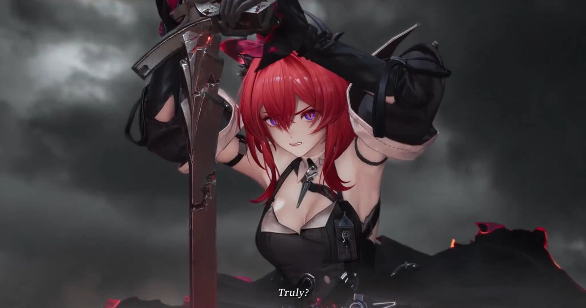 LAEVATAIN...omg the story was so well written?? I got emotional towards the end and only just met her??? Kudos to her VA Kira Buckland (VA for 2B too)! ARKNIGHTS ENDFIELD IS JUST 👏 SO 👏GOOD👏 Please watch her character story PV-- the animation and song is hype af 😭
