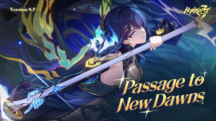 v8.7 Passage to New Dawns is coming soon! #RaidenMei's new S-rank battlesuit Xentinel · Dawnbearing Crescent debuts! Main Story Part 2 Chapter XI Interlude: The Night Which the Light Dreams Of, featured event "Timely: An Eve's Miracle✲", and new outfits are coming! Stay tuned! #DayWithMei #HonkaiImpact3rd