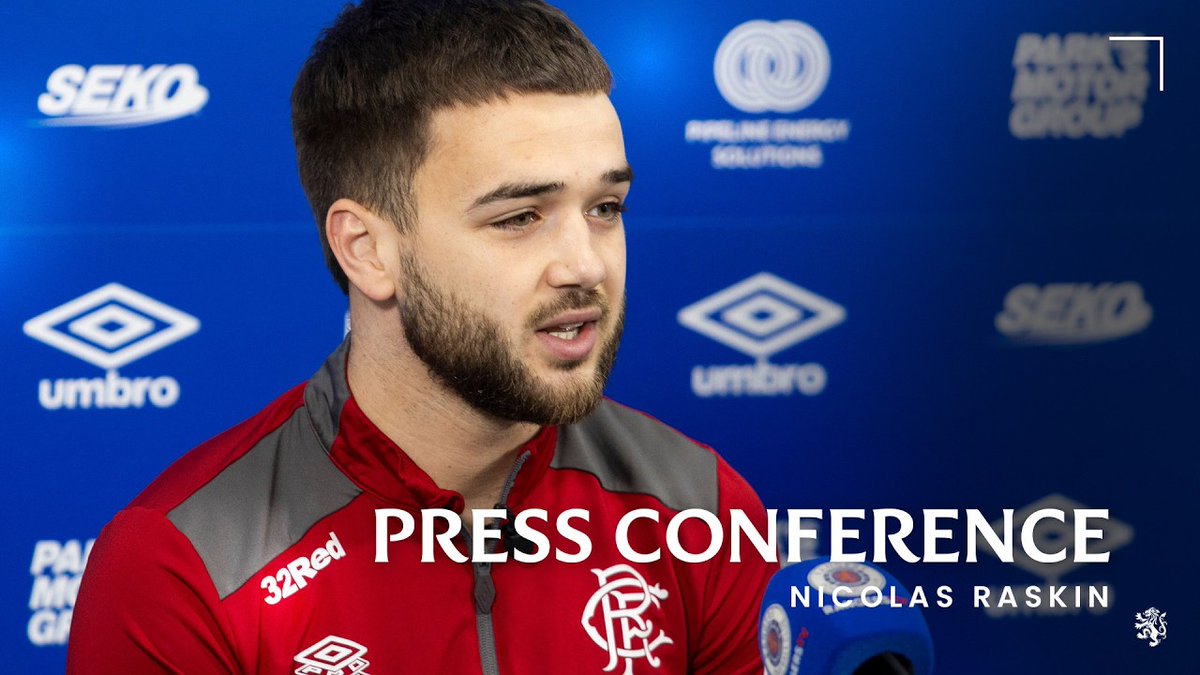 🎙️ Nicolas Raskin spoke to the press ahead of Sunday's Old Firm.