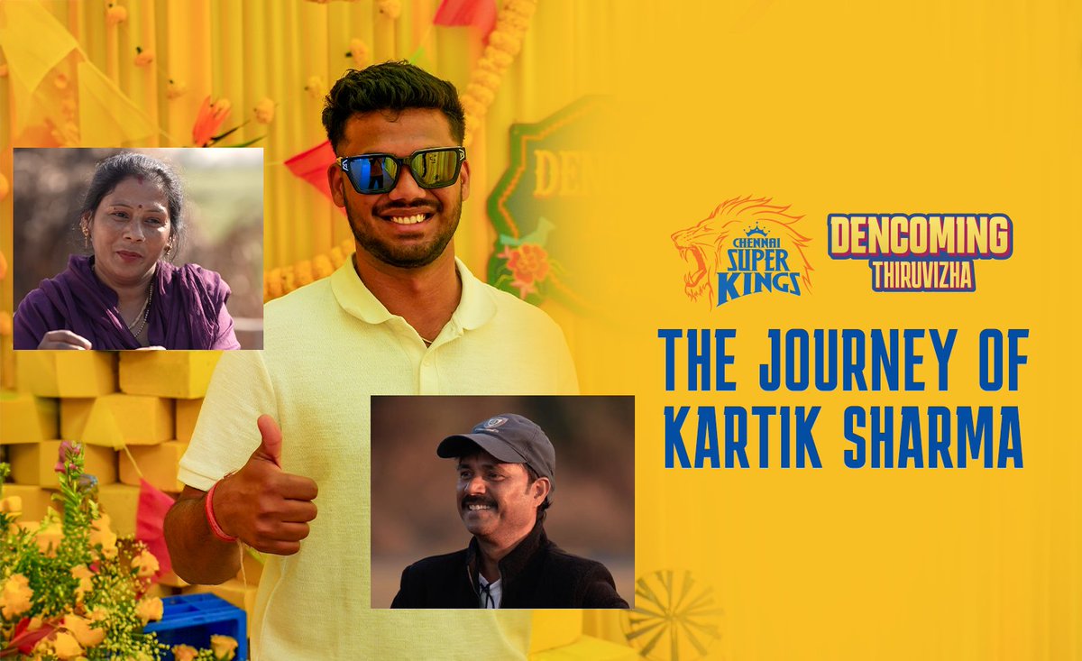 A father’s dream. A mother’s sacrifice. All for this moment. Let the world witness your roar, Kartik 🦁💛 #WhistlePodu #DenComing