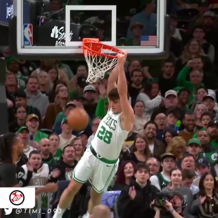 Shout-out to Hugo Gonzalez ☘️ Great hustle, solid cutting and nice finishing at the rim. The rookie made a lot of game-winning plays last night against the Brooklyn Nets: