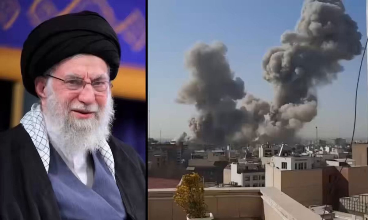 BREAKING - A video is going viral showing Iranian women cheering following strikes on Khamenei’s bunker, with multiple Israeli officials reporting that the Supreme Leader has been taken out.