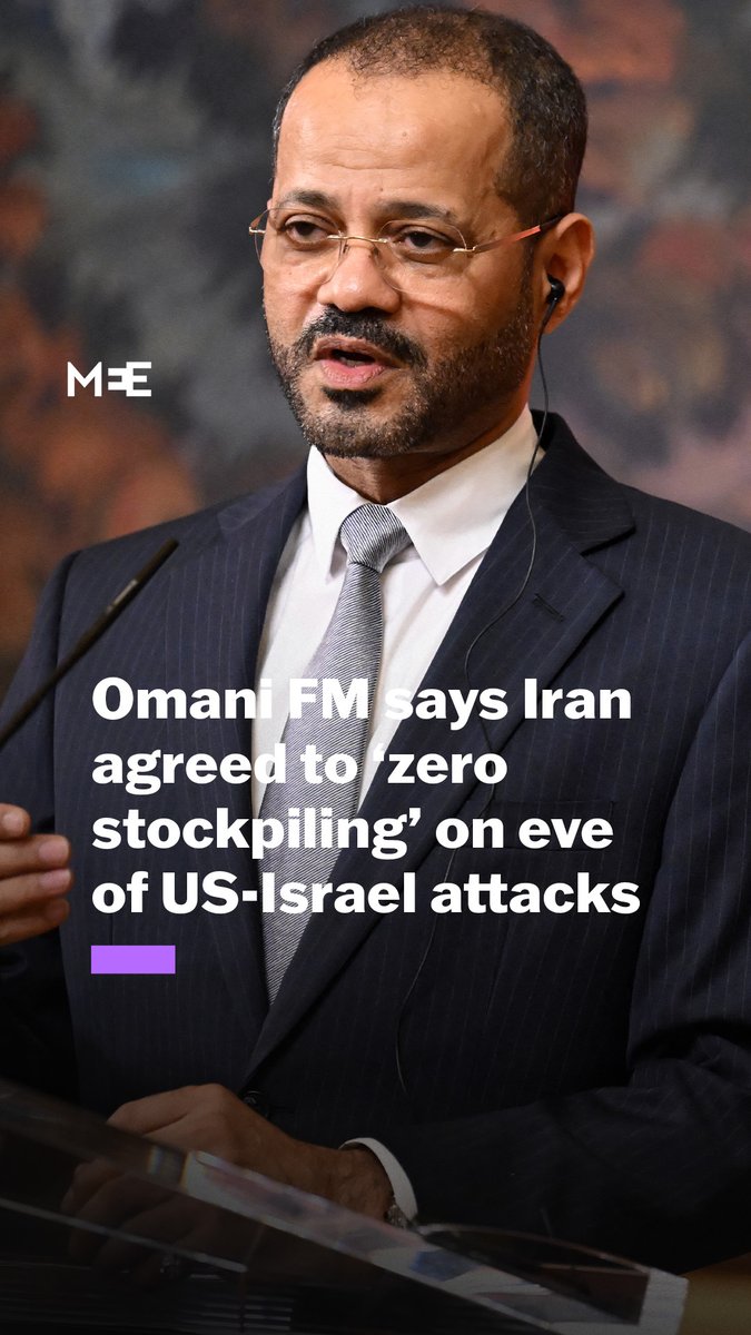 โWe are talking about zero stockpiling ... If you cannot stockpile material that is enriched, then there is no way you can actually create a bomb." Speaking on CBS on Friday, Omani foreign minister Badr bin Hamad Albusaidi said Iran had agreed to halt nuclear stockpiling