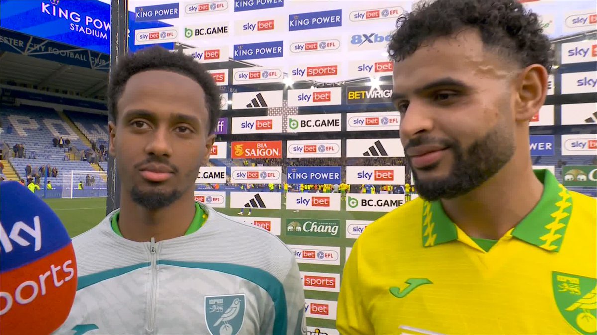 "It's been a crazy 24 hours but we've all put in hard work" Ali Ahmed and Anis Ben Slimane reflect on a vital victory over relegation-threatened Leicester 🗣️