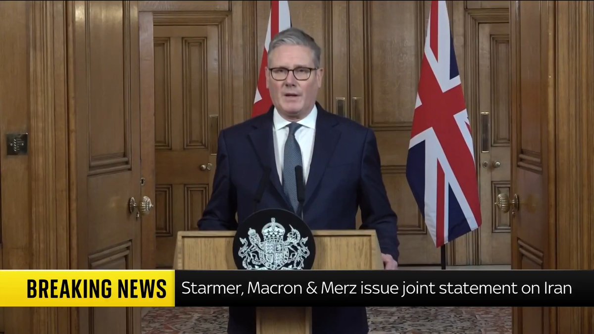 BREAKING: Sir Keir Starmer has said British planes "are in the sky today" in the Middle East "as part of co-ordinated regional defensive operations to protect our people, our interests and our values". Latest 🔗 📺 Sky 501 and YouTube