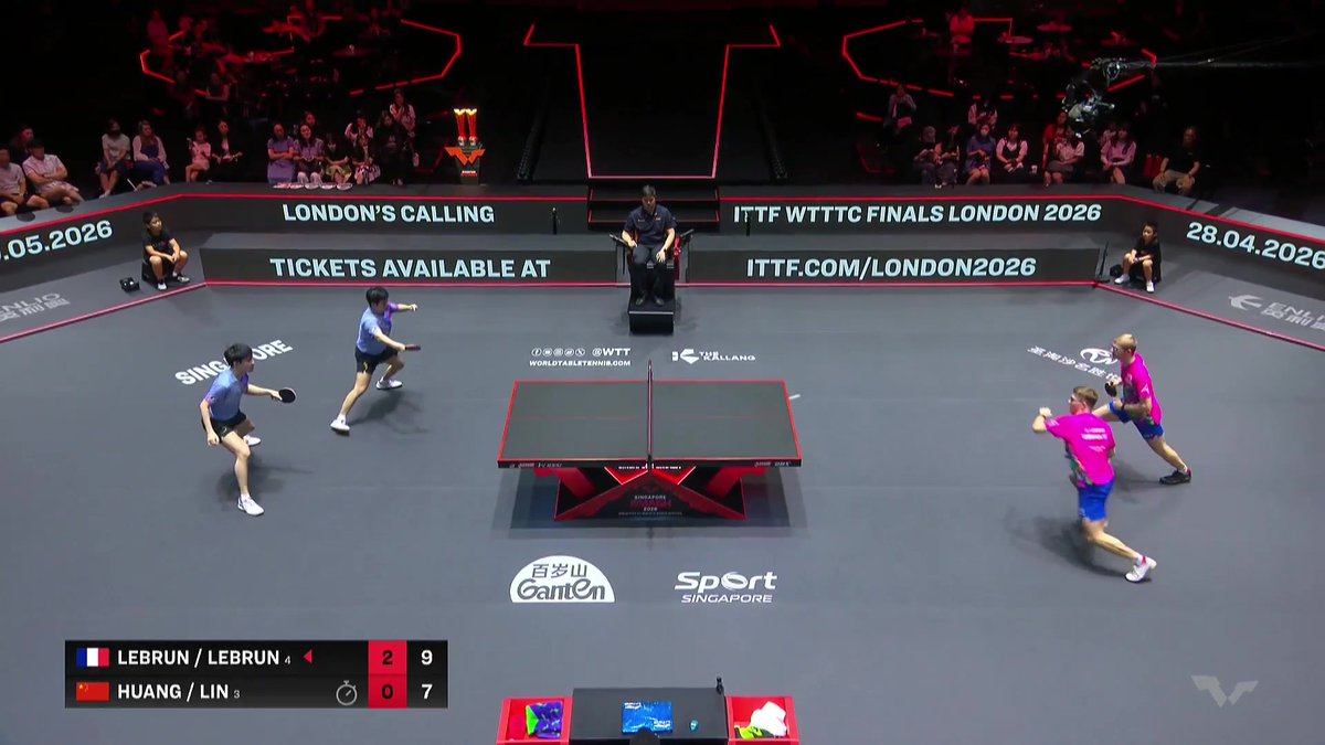 UNE DEMONSTRATION ! Alexis et Félix Lebrun remportent le Grand Smash de Singapour ! #lequipePING
