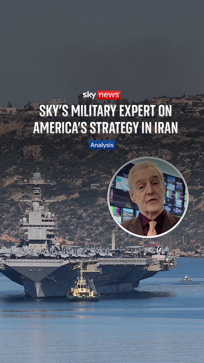 Critics of America's military build-up near Iran questioned what it was designed to do. Donald Trump has answered them in a Truth Social video announcing "major combat operations" against Iran. Sky's military expert Michael Clarke explains what the U.S. are trying to achieve.