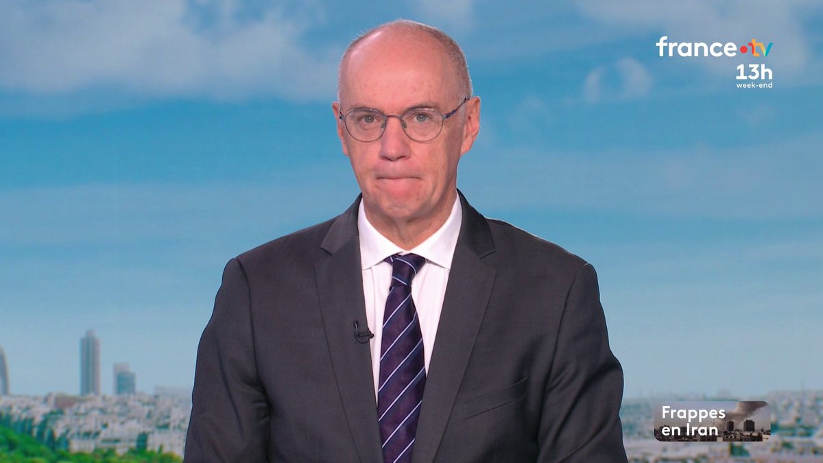 🔴 "Ce qui est frappant à l'heure à laquelle nous nous parlons, c'est l'ampleur sur le plan géographique de la riposte iranienne." 🗣 Étienne Leenhardt, chef du service international à France Télévisions. #JT13H
