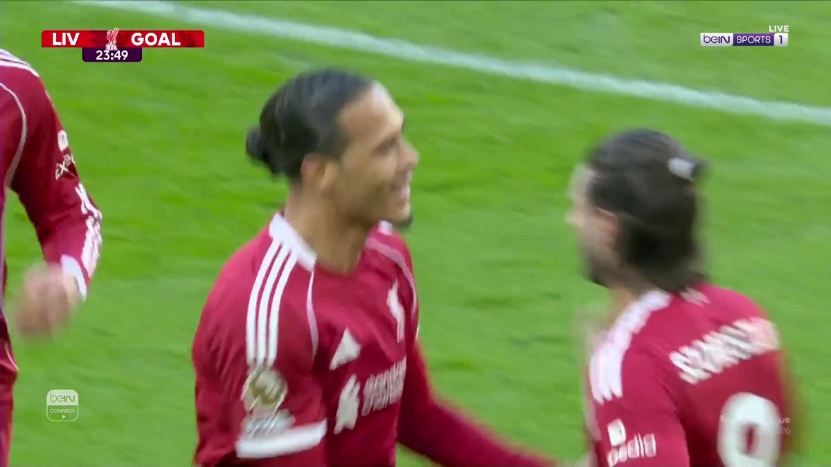 فان دايك يسجل الهدف الثاني لأصحاب الأرض #الدوري_الإنجليزي_الممتاز #PremierLeague