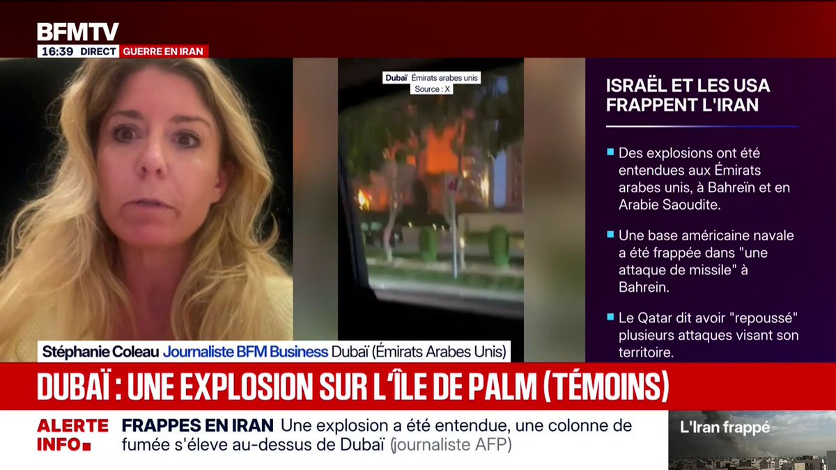 Frappes en Iran: une explosion a été entendue au niveau de l'emblématique île artificielle de Dubaï, The Palm