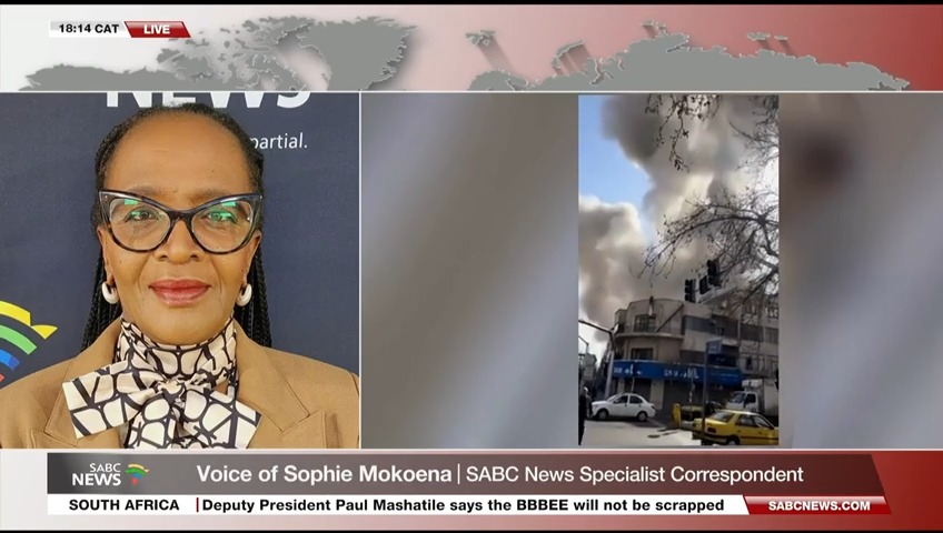 DEVELOPING | SABC News Specialist Correspondent Sophie Mokoena brings the latest updates as tensions in the Middle East escalate following today’s US and Israeli strike on Iran. Iran has responded by firing missiles at Israel and neighbouring Gulf states.