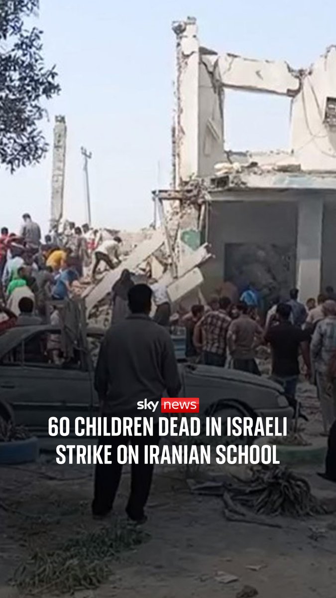 The Iranian health ministry said that an Israeli strike on Minab Girls' Primary School has killed 60 children, with an unknown number under the rubble. 🔗